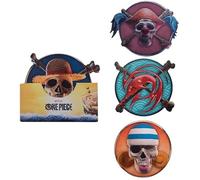 Cinereplicas One Piece - Lot de 4 dessous de verre - Personnages 1 - Licence officielle