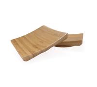 Sous-verres en bambou/verres à double usage BambooMN 4""x4"" - Carré - 10