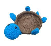 sous-Verres en Crochet Amusants Faits à la Main, Accessoires de Bureau tricotés Mignons for Le Bureau ou la Maison, Tapis de Tasse Fantaisie for Cadeaux de Cuisine(E)