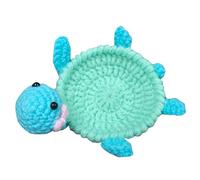 sous-Verres en Crochet Amusants Faits à la Main, Accessoires de Bureau tricotés Mignons for Le Bureau ou la Maison, Tapis de Tasse Fantaisie for Cadeaux de Cuisine(D)