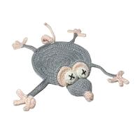 sous-Verres en Crochet Amusants Faits à la Main, Accessoires de Bureau tricotés Mignons for Le Bureau ou la Maison, Tapis de Tasse Fantaisie for Cadeaux de Cuisine(B)