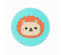 sous-Verres en Silicone, Boisson Dessous de Verre des Créatifs Animaux de Dessin Animé Dessous de Verre, sous-Verres d'extérieur Nouveauté pour la Maison,Le Bureau,Le Bar et Le Restaurant - Lion