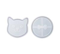 Sous-verres En Silicone Moule Robuste Forme D'os De Chat Inférieur Tapis Tasse D'isolation Thermique Moules Dessous Verre Voiture Béton Époxy Pour Résine Époxy