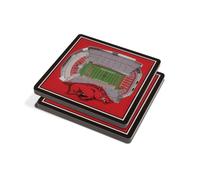 Sous-verres StadiumView 3D NCAA Arkansas Razorbacks de YouTheFan - Donald W.