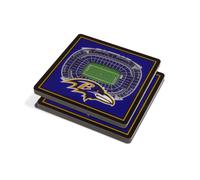 Sous-verres YouTheFan NFL Baltimore Ravens 3D StadiumView - Stade M&T Bank
