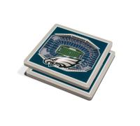 Sous-verres YouTheFan NFL Philadelphia Eagles 3D StadiumView - Lincoln Financial Field 4 x 4