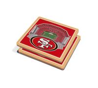 Sous-verres YouTheFan NFL San Francisco 49ers 3D StadiumView - Stade Levi's