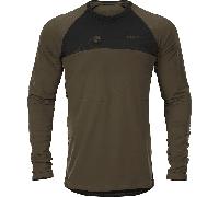 Härkila T-Shirt Heat L/S | Vêtements & Équipement de Chasse pour Professionnels | Design Scandinave Haut de Gamme Durable | Willow Green/Black, XXL