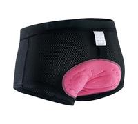 Sous-vêtement de cyclisme rembourré 4D pour femme - Short d'équitation pour vélo - Sous-short de montagne pour femme, Noir , M