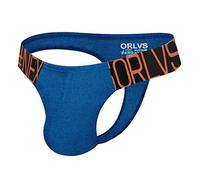 Sous-vêtement de sport pour homme, en maille, respirant, confortable, sans ailes, Bosniaque, Jockstrap - Sous-vêtements sexy pour homme, bleu, XXL taille courte