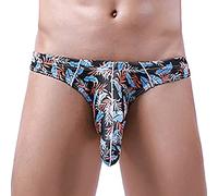 Sous-vêtement éléphant avec trompe - Sous-vêtements sexy - String - Pour homme - Sous-vêtements sexy - Confortable - Drôle - G-string - Cadeau, Noir , XXL