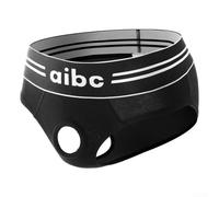 Sous-vêtement en coton pour homme avec trou ouvert, parfait pour un usage quotidien et la relaxation (taille M, noir)