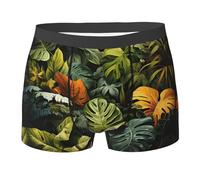 sous-Vêtement Feuilles De Palmier De Forêt Tropicale Humide Doux Calecon pour Homme Fitted Caleçon Boxeur XXL