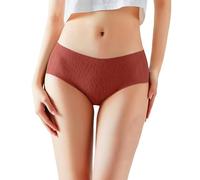 Sous-vêtement gainant pour femme - Culotte gainante pour femme - Sans couture - String triangle sans couture - Respirant - Invisible - Couleur unie