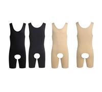 Sous-vêtement gainant sans manches pour homme - Compression - Soulève les hanches - Débardeur athlétique pour homme, Noir + kaki., XXL