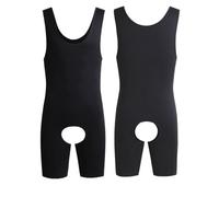 Sous-vêtement gainant sans manches pour homme - Compression - Soulève les hanches - Débardeur athlétique pour homme, Noir/2 pièces, XXL