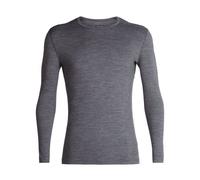 Sous vêtement ICEBREAKER Merino 200 Oasis Ls Crewe (Gris) homme M