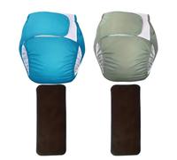 Sous-vêtement lavable respirant anti-fuite en polyester doux pour personnes âgées avec crochet et boucle pour personnes âgées