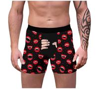 sous Vetement Noel Homme, Slip Homme Pas Cher Boxer Homme Coton Boxer de Noel Caleçon de Noel Vetement Personnalisé Caleçon Homme Saint Valentin Tenue Pere Noel Sexy Homme IdéE Cadeau Noël Pas Cher