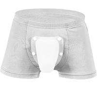 Sous-vêtement Post Circoncision pour Enfants, Culotte de Protection Circoncision, Boxer Respirant pour Garçons, Slip de Convalescence Homme, pour Confort Post-op(M)
