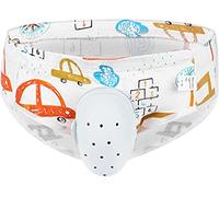 Sous-vêtement Post Circoncision Respirant pour Enfants Culotte de Protection Circoncision Slip de Convalescence Homme Bref de Rétablissement après Chirurgie(Cartoon,M-Medium)