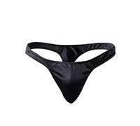 Sous-vêtement pour homme - String et string - Sangle jock - Amélioration des renflements - Soutien sportif - String pour homme - Lingerie exotique sexy en satin - Confortable - Extensible - Slip