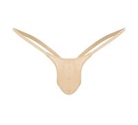 Sous-vêtement pour homme - Taille basse - String ouvert - Couleur chair, kaki, M