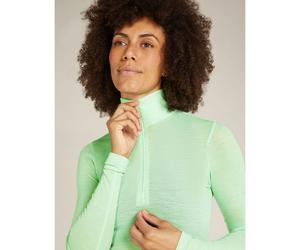 Sous vétement technique ICEBREAKER 175 Everyday LS Half Zip (GLASS) - Femme L