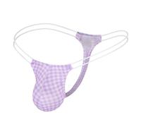Sous-vêtement tendance pour homme avec cordon de serrage raffiné pour un confort séduisant et une élégance élégante à chaque instant, lilas, L