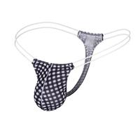 Sous-vêtement tendance pour homme avec cordon de serrage raffiné pour un confort séduisant et une élégance élégante à chaque instant, Noir , L