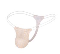 Sous-vêtement tendance pour homme avec cordon de serrage raffiné pour un confort séduisant et une élégance élégante à chaque instant, jaune, M