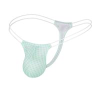Sous-vêtement tendance pour homme avec cordon de serrage raffiné pour un confort séduisant et une élégance élégante à chaque instant, Vert clair., L