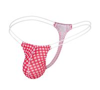 Sous-vêtement tendance pour homme avec cordon de serrage raffiné pour un confort séduisant et une élégance élégante à chaque instant, rouge, M