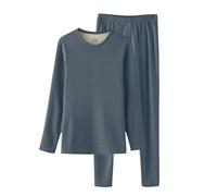 sous Vetement Thermique Femme Ski, Vetement Chaud Hiver Ensemble DéTente Doux sans Couture Velours Lingerie LéGer Confortable pour Dormir ÉPaississant Bonne éLasticité