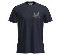 Sous-vêtement thermique Icebreaker Merino 150 Tech Lite SS Tee Peaceful Pass Mens SS bleu marine de minuit XL