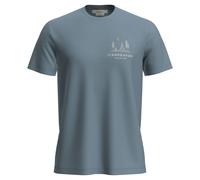 Sous-vêtement thermique Icebreaker Merino 150 Tech Lite SS Tee Peaceful Pass Mens SS bleu silex L