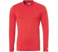 Sous-vêtement thermique - UHLSPORT - Distinction colors Baselayer - Rouge - Manches longues - Moulant XXS