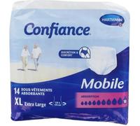 Sous-Vêtements Absorbants - Hartmann - Confiance Mobile - Taille Xl - 14 Pièces - Absorption 10