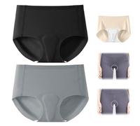 Sous-vêtements anti-cernes à bout camel pour femmes sans couture cameltoe preuve athlétique sans ligne de culotte culotte d'entraînement pour femme, Noir , M