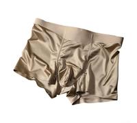 Sous-vêtements confortables pour homme - Boxer sans couture avec matériau respirant en soie glacée pour un style de vie actif (XXXL gris)