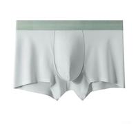 Sous-vêtements confortables sans couture pour homme avec poche respirante pour un style de vie actif (XXL vert clair)