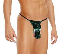 sous-vêtements Crocodile Fantaisie pour Homme - Double String Creux U - Culotte érotique Sexy décontracté - Taille Basse - Coupe ajustée Tendance élastique - Slip Amusants sans Hanches