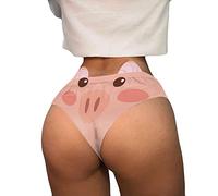 Sous-vêtements-culottes drôles de femmes pour femmes-idées de cadeaux pour leurs cadeaux de Saint-Valentin Body Femmes Rouge Sous-vêtements, Rose, S