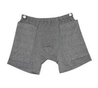 Sous-vêtements de cathéter pour hommes avec élastiques, pantalon de cathéter en coton avec 2 poches et fixateur, sac néphrostomie dissimulé rayé, vêtements pour personnes âgées, chirurgie abdomina