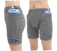 Sous-vêtements de cathéter pour hommes avec élastiques, pantalon de cathéter en coton avec 2 poches et fixateur, sac néphrostomie dissimulé rayé, vêtements pour personnes âgées, chirurgie abdomina