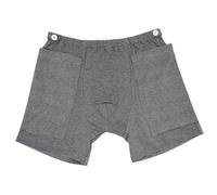 Sous-vêtements de cathéter pour hommes avec élastiques, pantalon de cathéter en coton avec 2 poches et fixateur, sac néphrostomie dissimulé rayé, vêtements pour personnes âgées, chirurgie abdomina