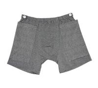 Sous-vêtements de cathéter pour hommes avec élastiques, pantalon de cathéter en coton avec 2 poches et fixateur, sac néphrostomie dissimulé rayé, vêtements pour personnes âgées