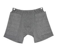 Sous-vêtements de cathéter pour hommes avec élastiques, pantalon de cathéter en coton avec 2 poches et fixateur, sac néphrostomie dissimulé rayé, vêtements pour personnes âgées, chirurgie abdomi