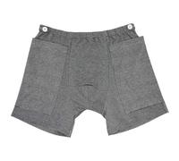 Sous-vêtements de cathéter pour hommes avec élastiques, pantalon de cathéter en coton avec 2 poches et fixateur, sac néphrostomie dissimulé rayé, vêtements pour personnes âgées, chirurgie abd