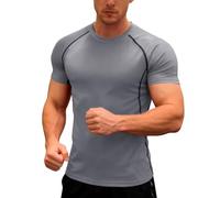 Sous-vêtements de compression de sport pour entraînement de basket-ball, couche de base à manches longues pour homme, séchage rapide, manches courtes, haute élasticité, respirant, vêtements de fitness